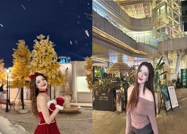 A viagem apaixonada em Cam Rannh de Tran Line Trang e sua família