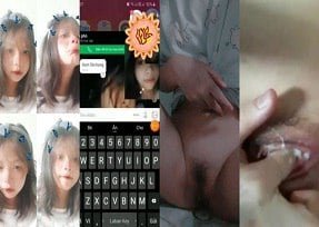 Os jovens pulverizaram jeans Hanni fizeram uma combinação impressionante