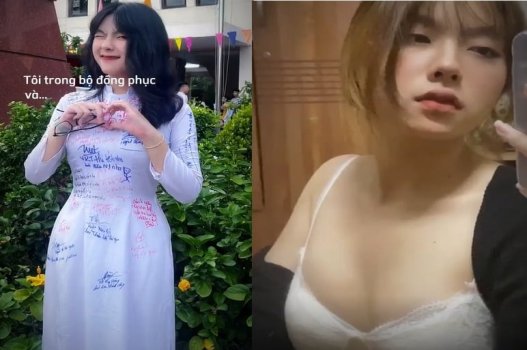 Vuong Kim Ngan com um físico fascinante